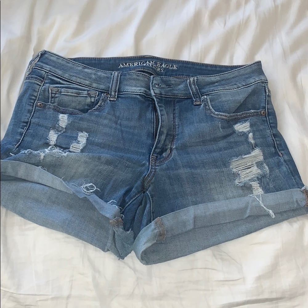 Distressed jeans